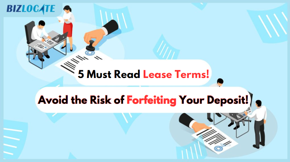 5 Must read lease terms! Avoid the risk of forfeiting your deposit!  